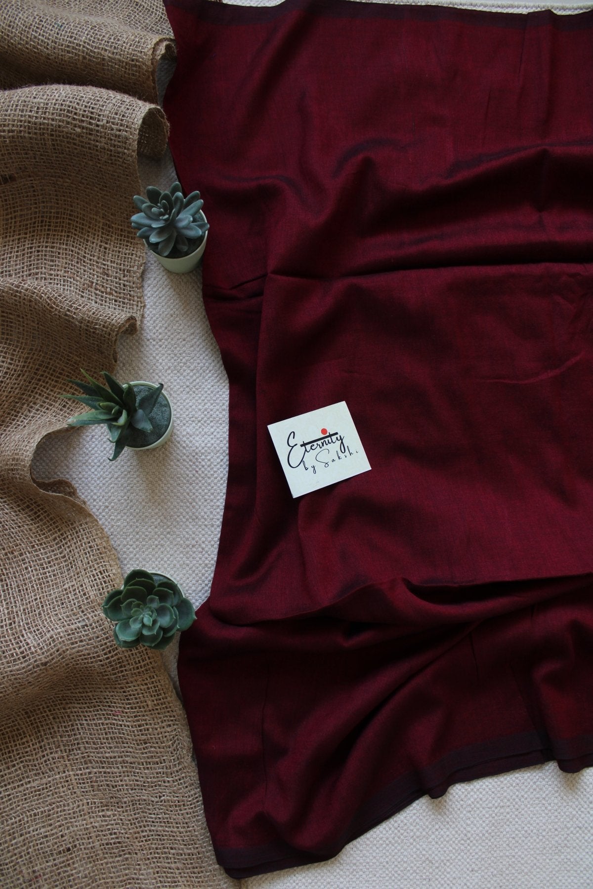 Beet Office saree - Eternity by Sakshi