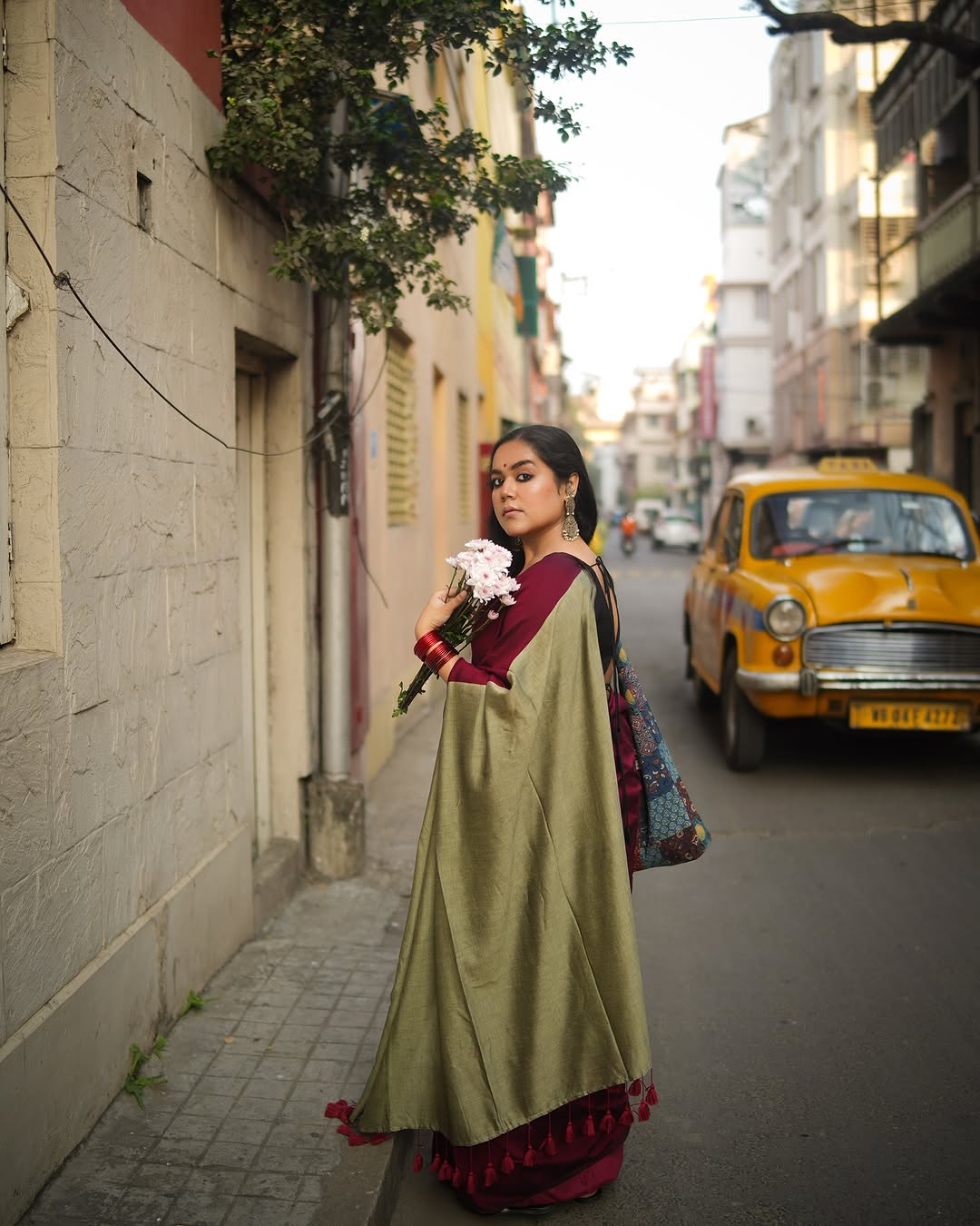 Beet Office saree - Eternity by Sakshi