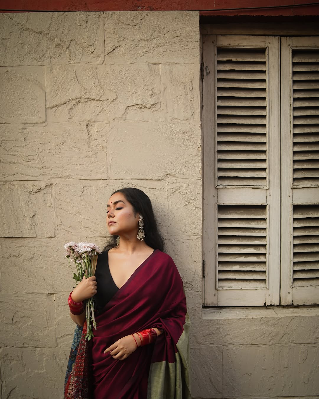 Beet Office saree - Eternity by Sakshi