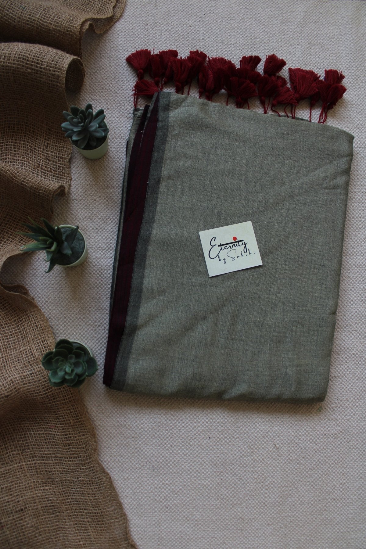 Beet Office saree - Eternity by Sakshi