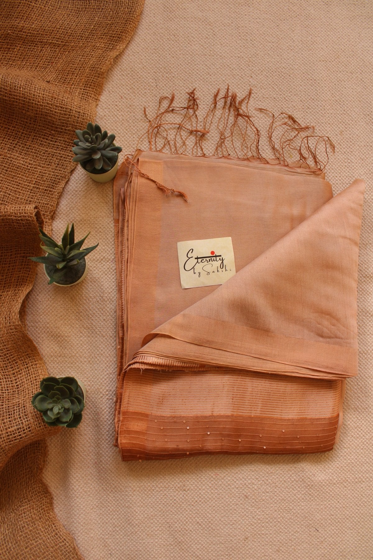 Beige Raga Resham Saree - Eternity by Sakshi