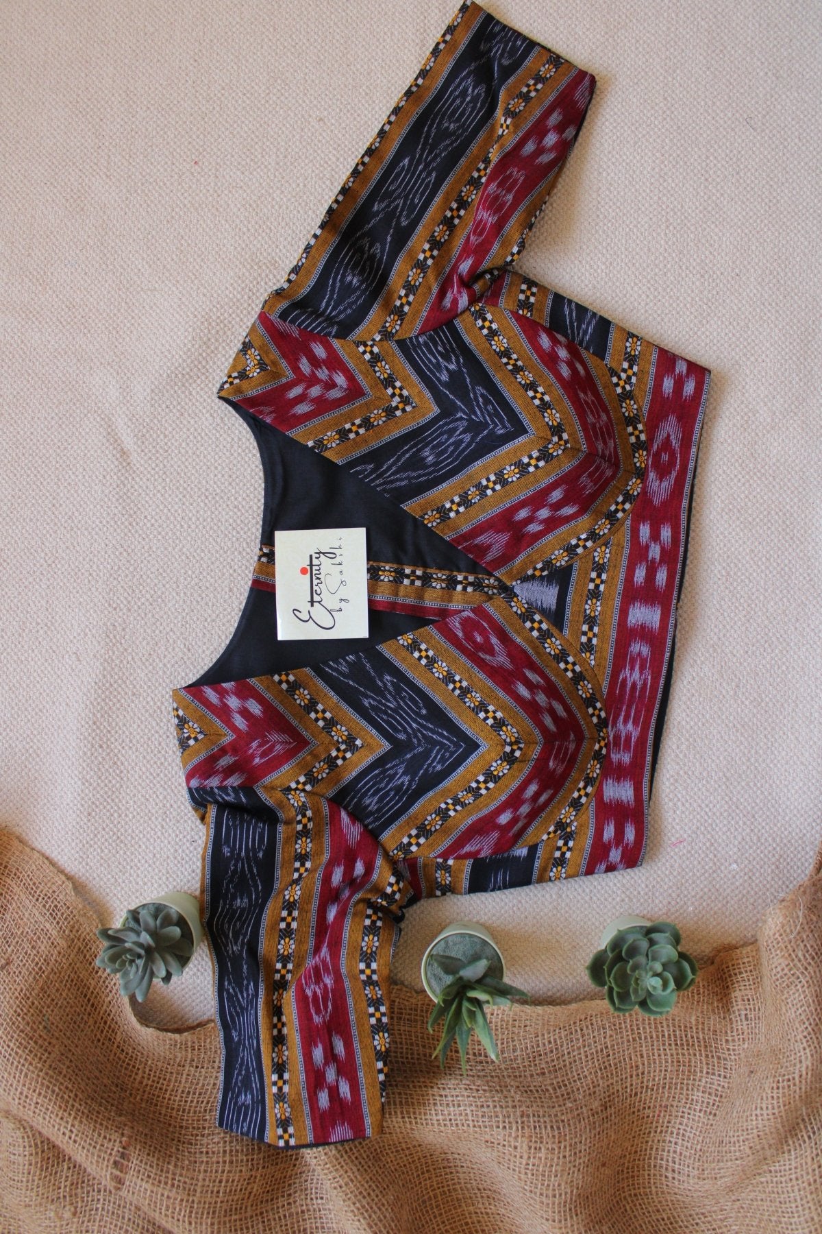 Black Coral Blouse - Eternity by Sakshi