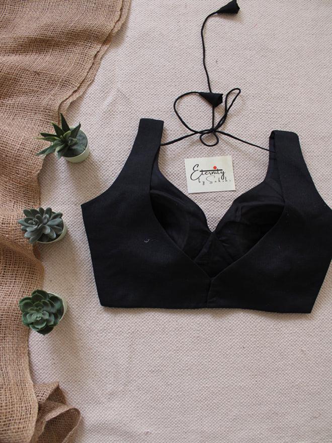 Black Madhubala Blouse - Eternity by Sakshi