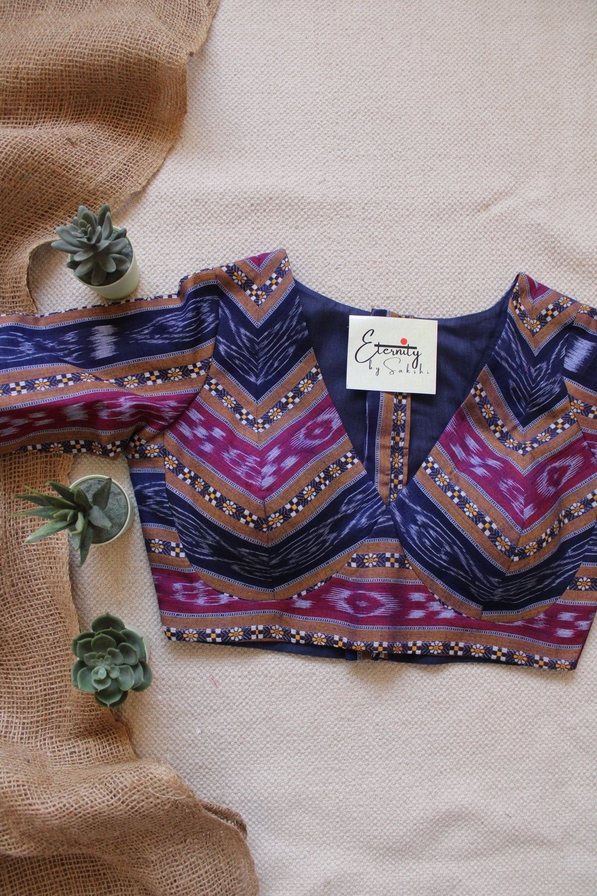 Blue Coral Blouse - Eternity by Sakshi