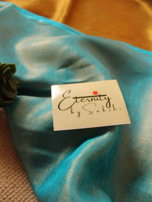 Blue Paradise Saree - Eternity by Sakshi