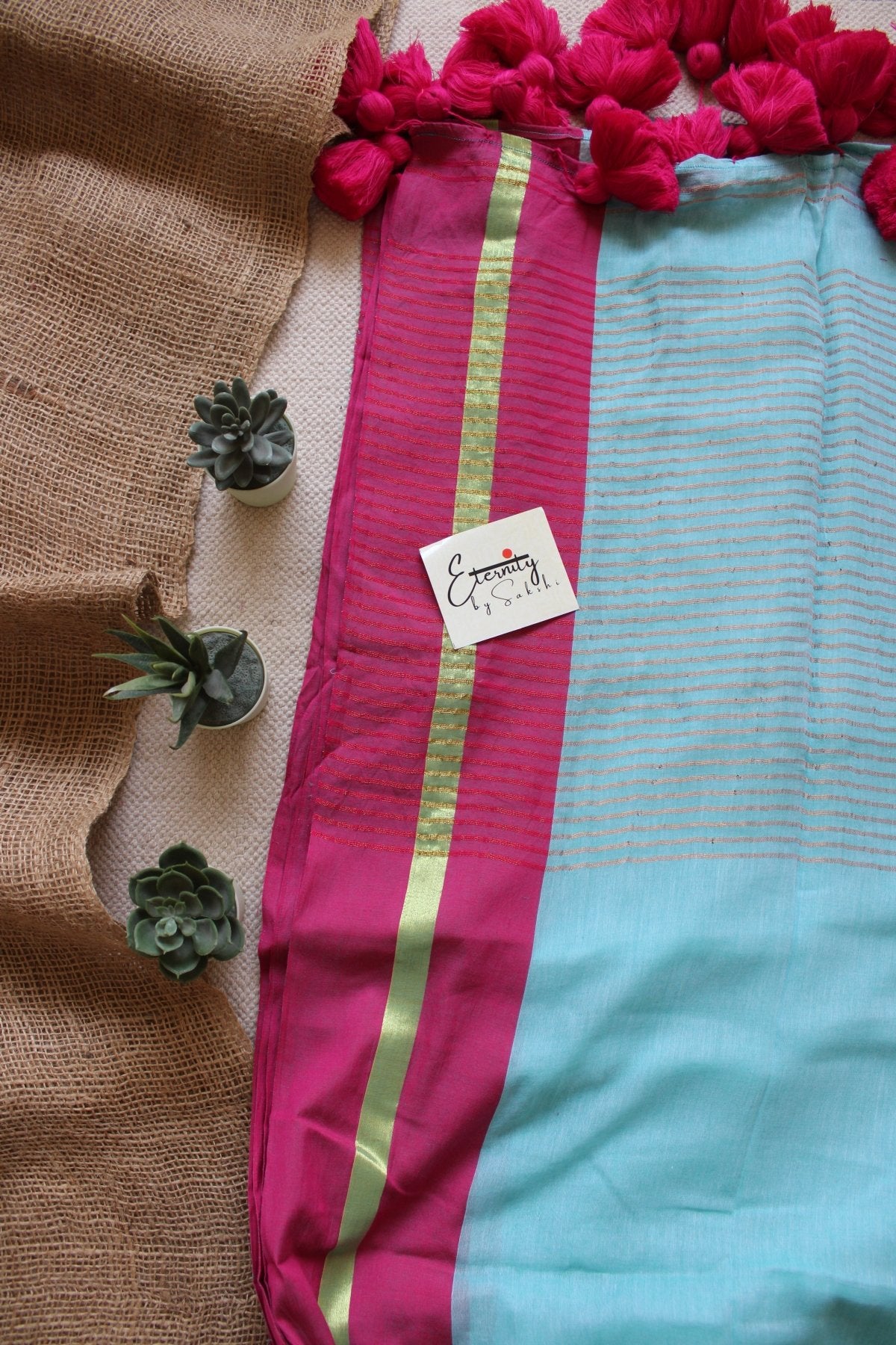 Blue Rang Saree - Eternity by Sakshi