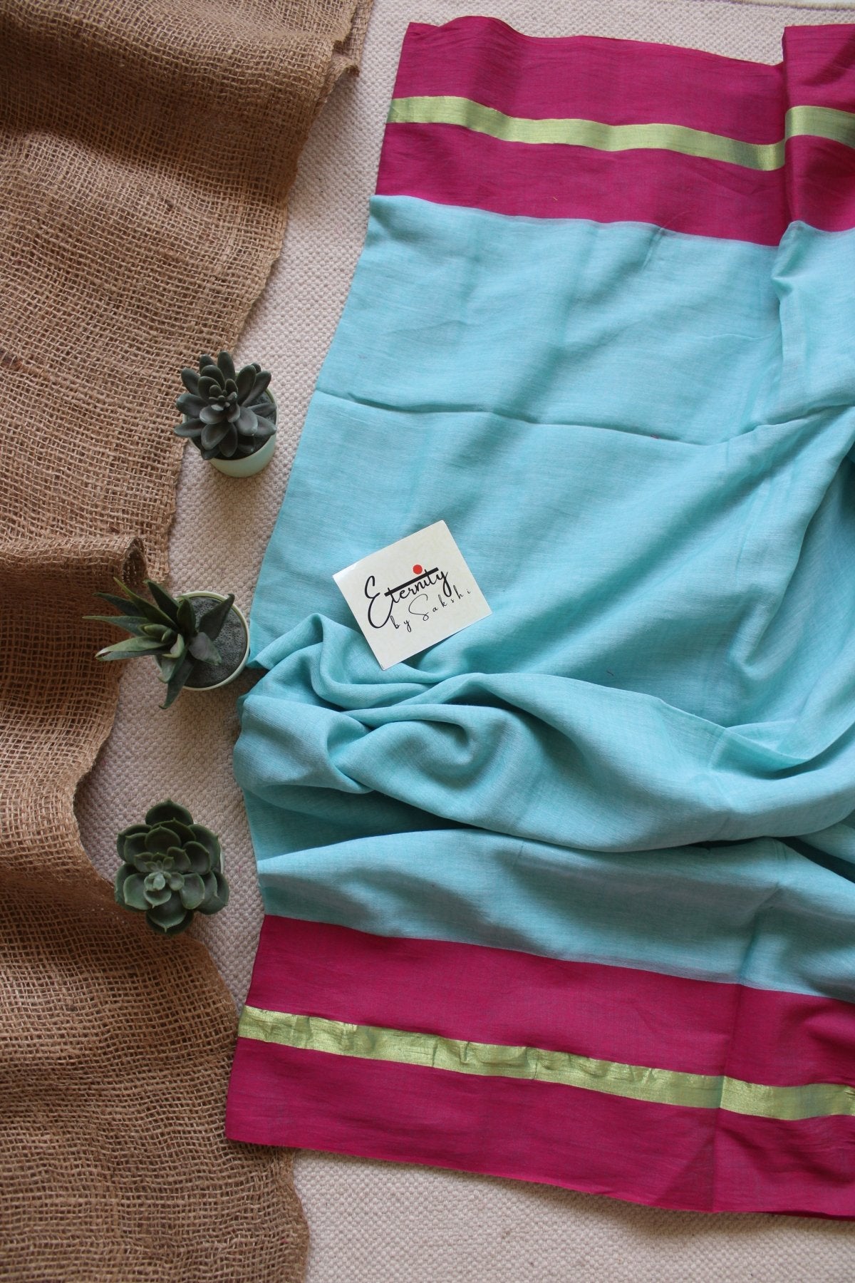 Blue Rang Saree - Eternity by Sakshi
