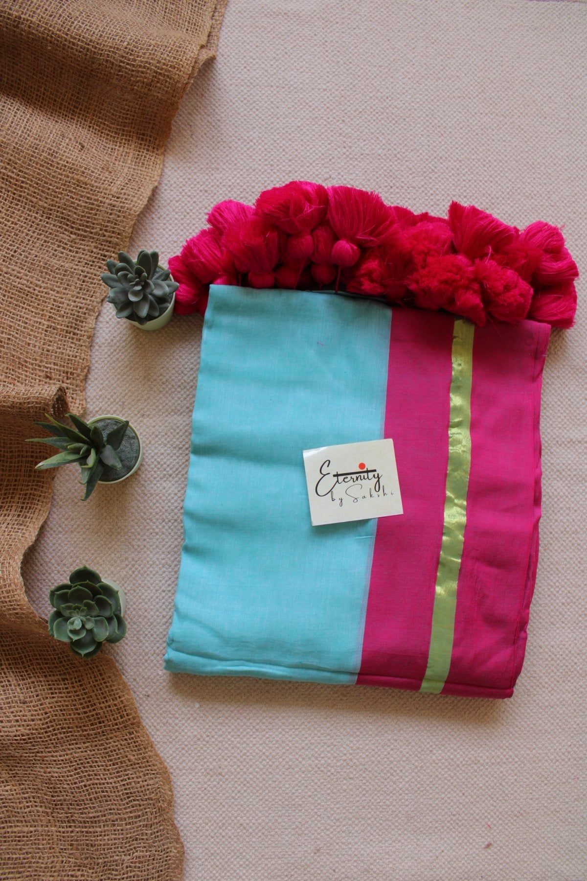 Blue Rang Saree - Eternity by Sakshi