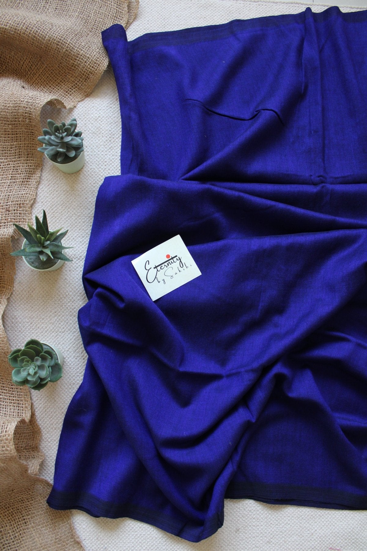 Blue Rozana Saree - Eternity by Sakshi