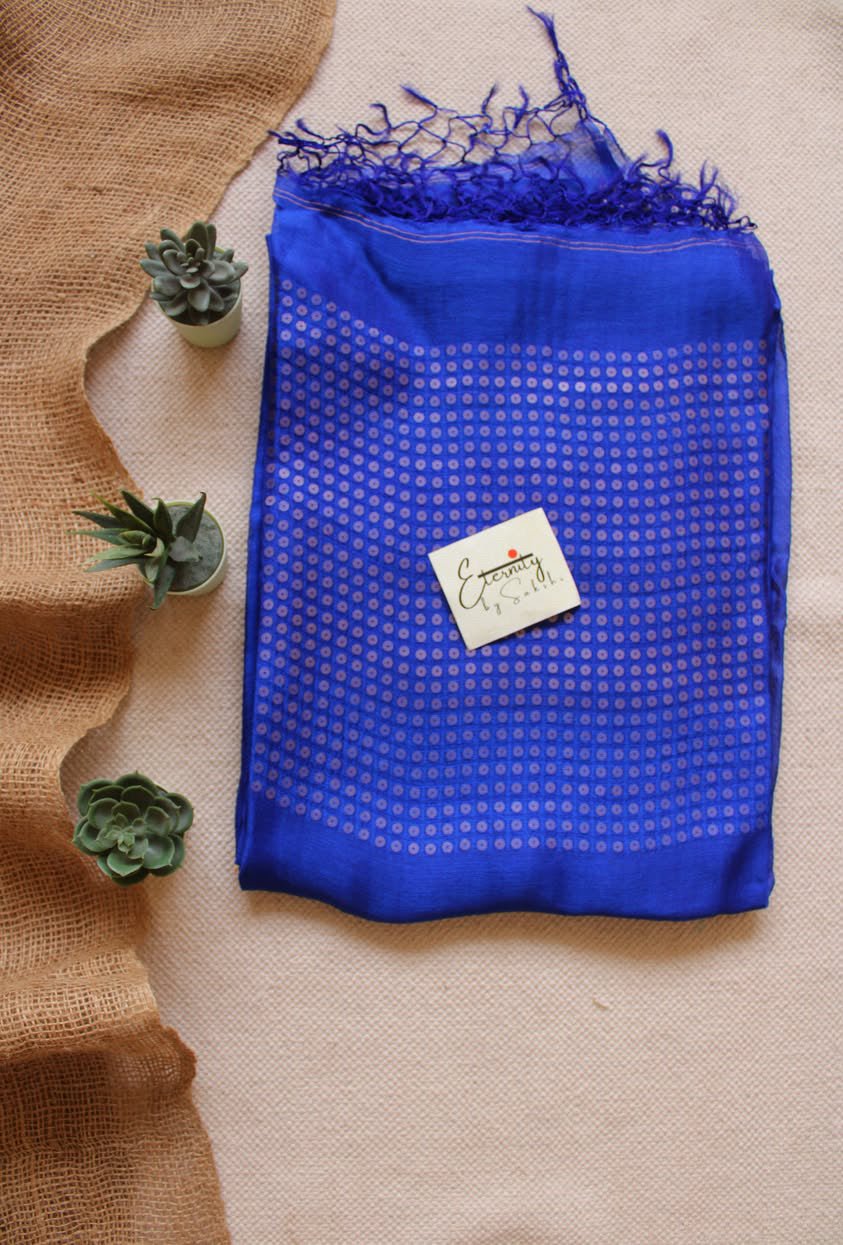 Blue Sundari Saree - Eternity by Sakshi