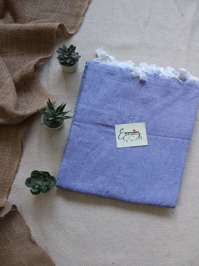 BLUISH LAVENDER SAREE - Eternity by Sakshi