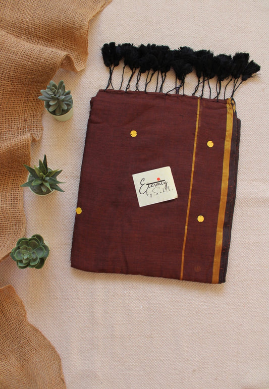 Brown Bling Saree - Eternity by Sakshi