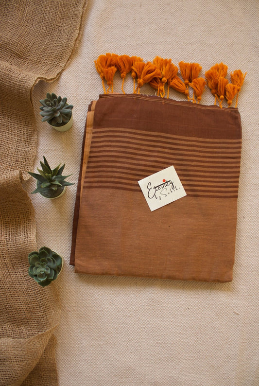 Brown Mohe Saree - Eternity by Sakshi