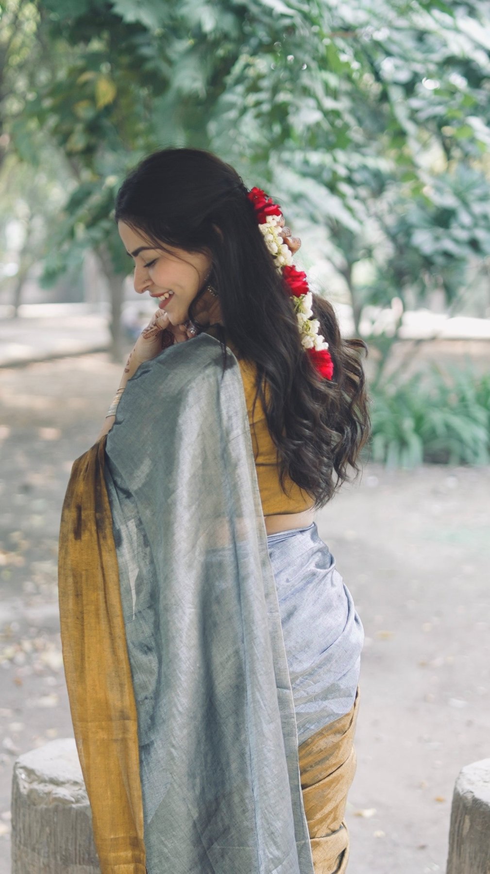 Chandi Sona Saree - Eternity by Sakshi
