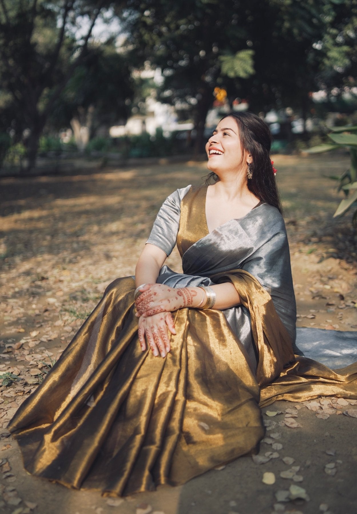 Chandi Sona Saree - Eternity by Sakshi