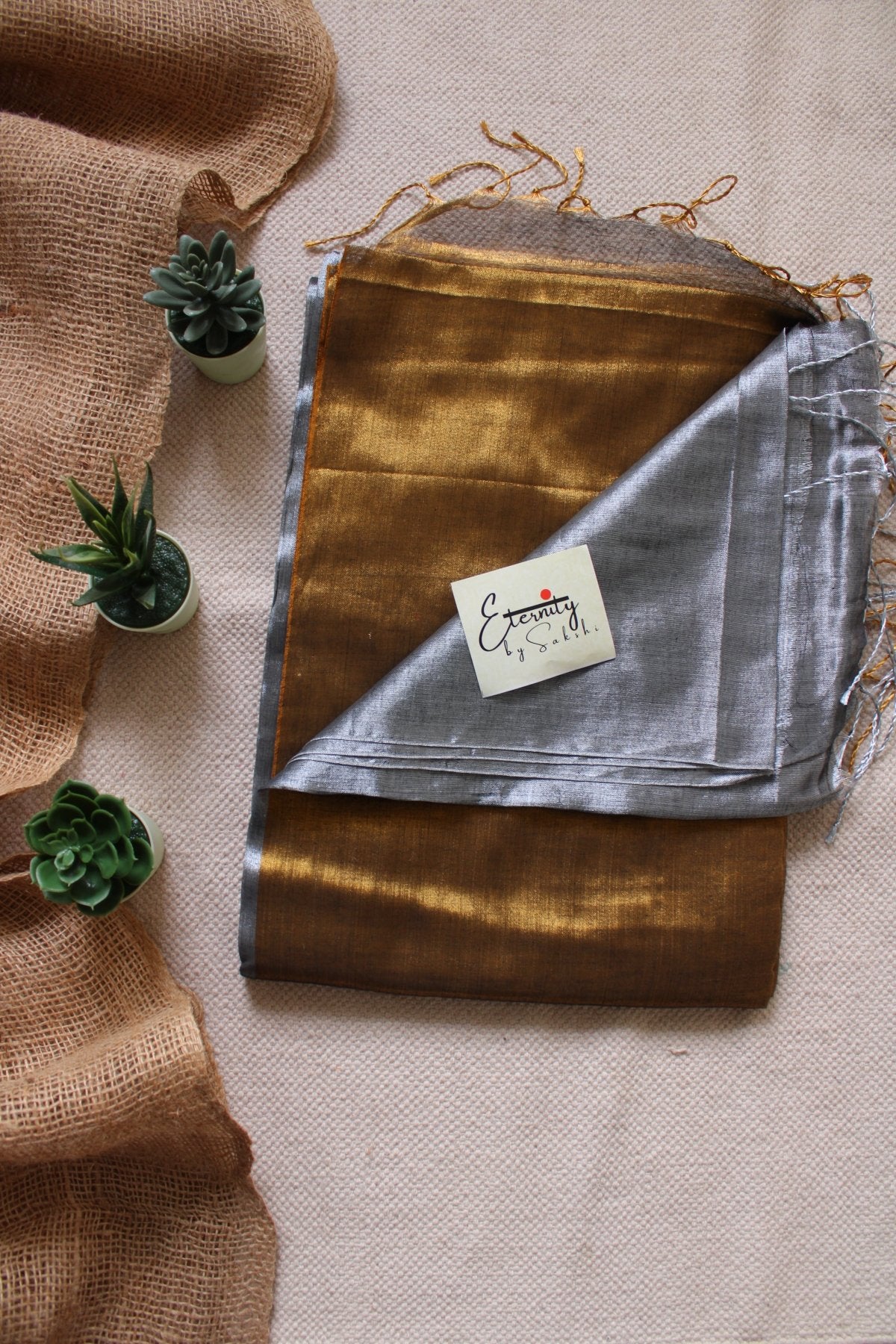 Chandi Sona Saree - Eternity by Sakshi