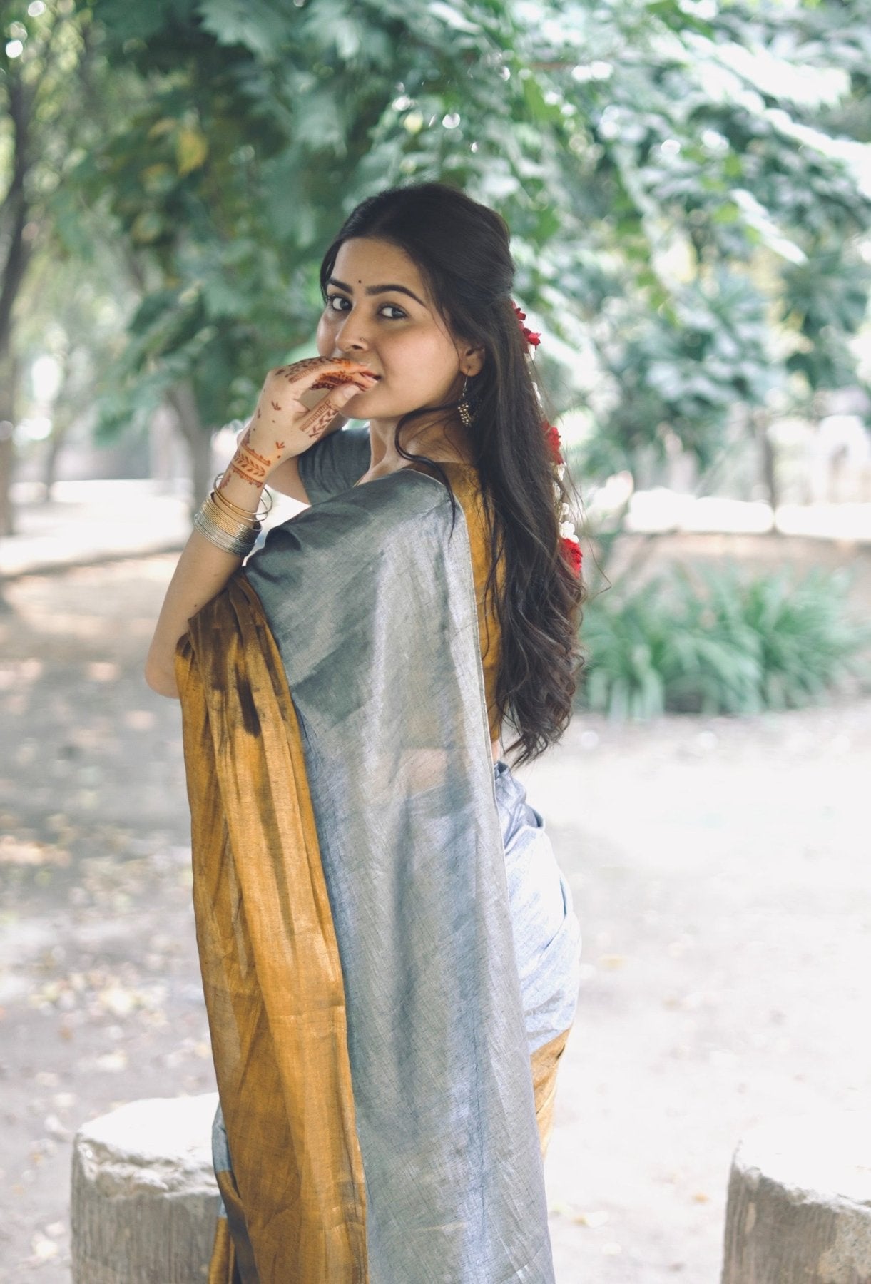 Chandi Sona Saree - Eternity by Sakshi