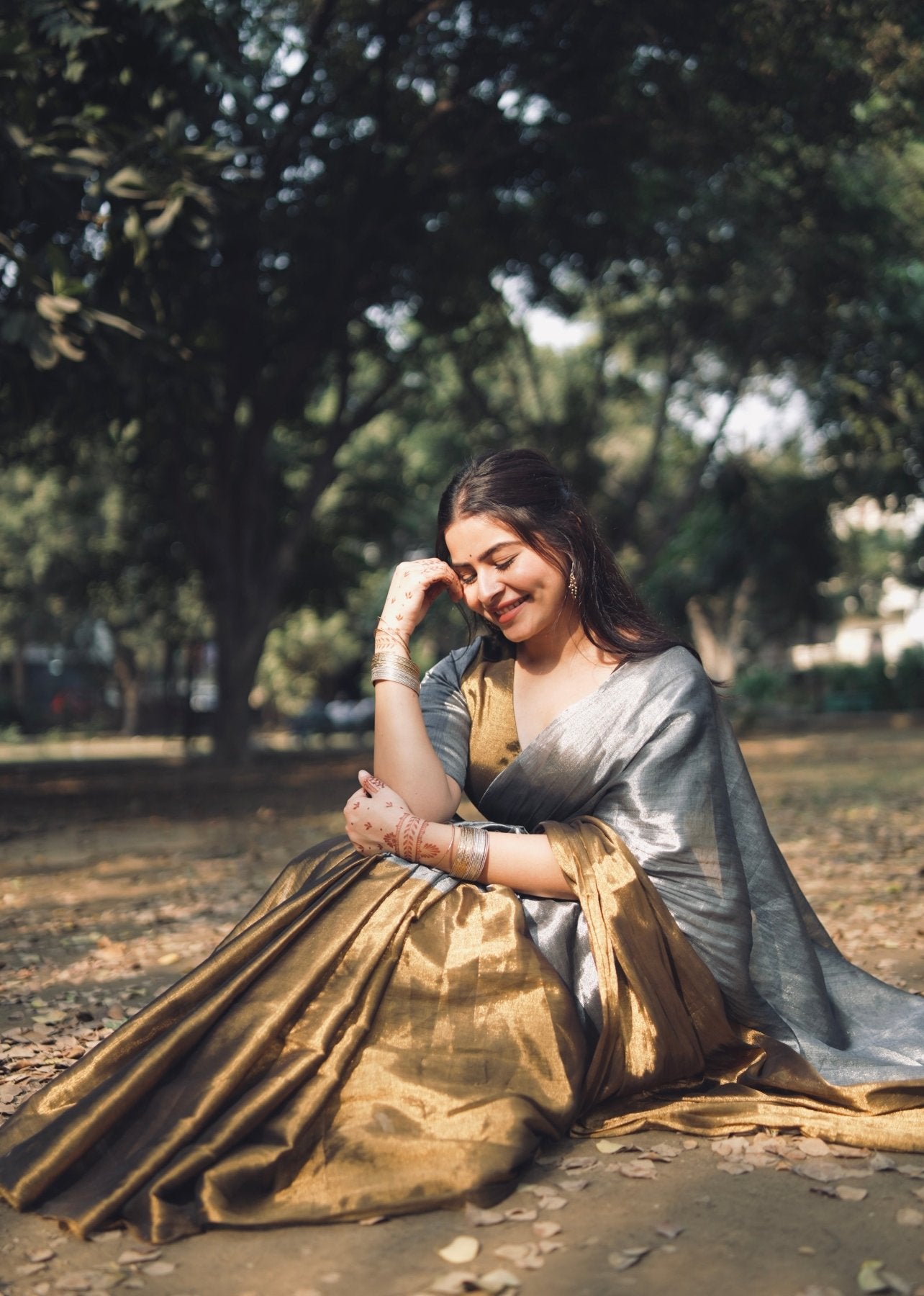 Chandi Sona Saree - Eternity by Sakshi