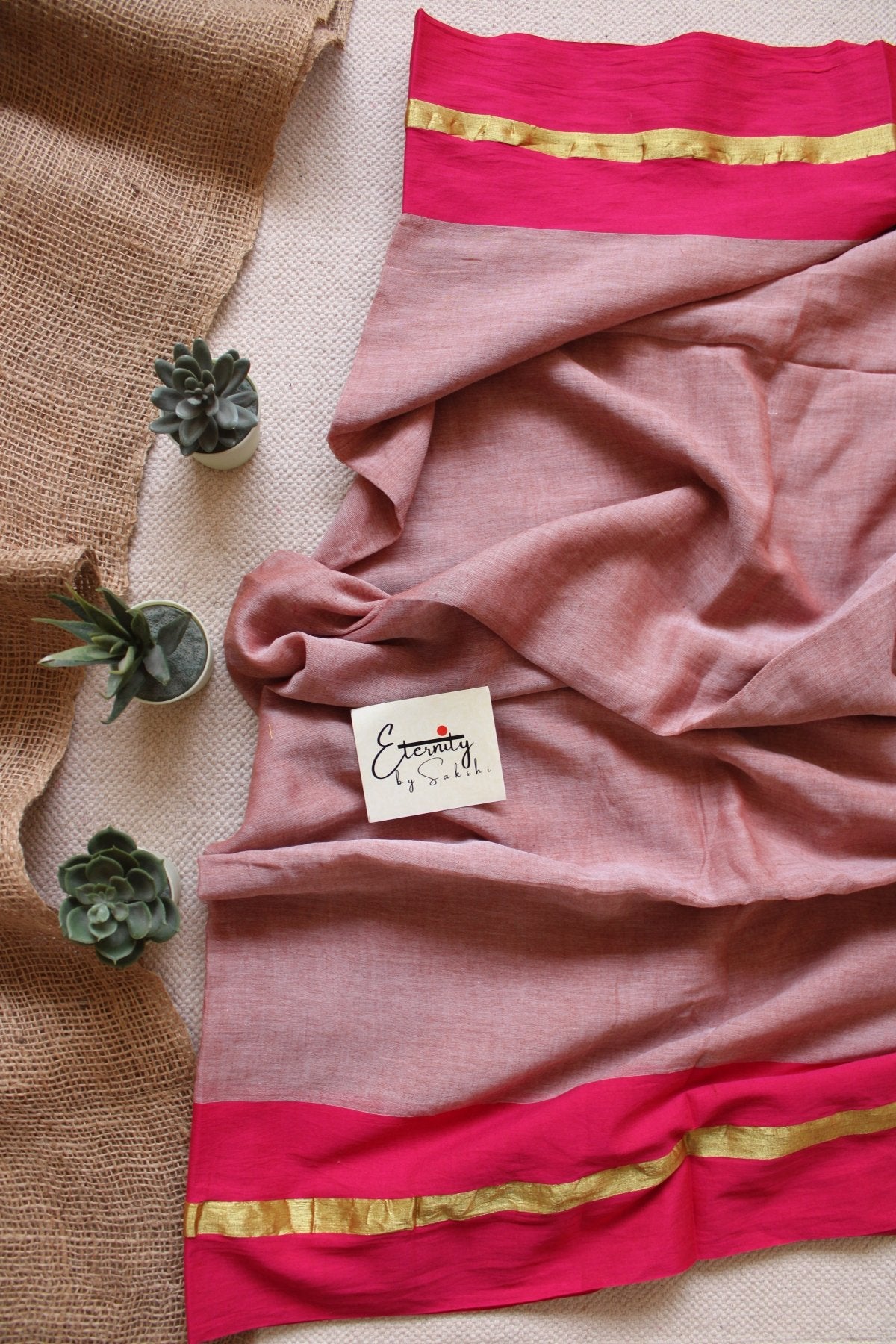 Cinnamon Rang Saree - Eternity by Sakshi