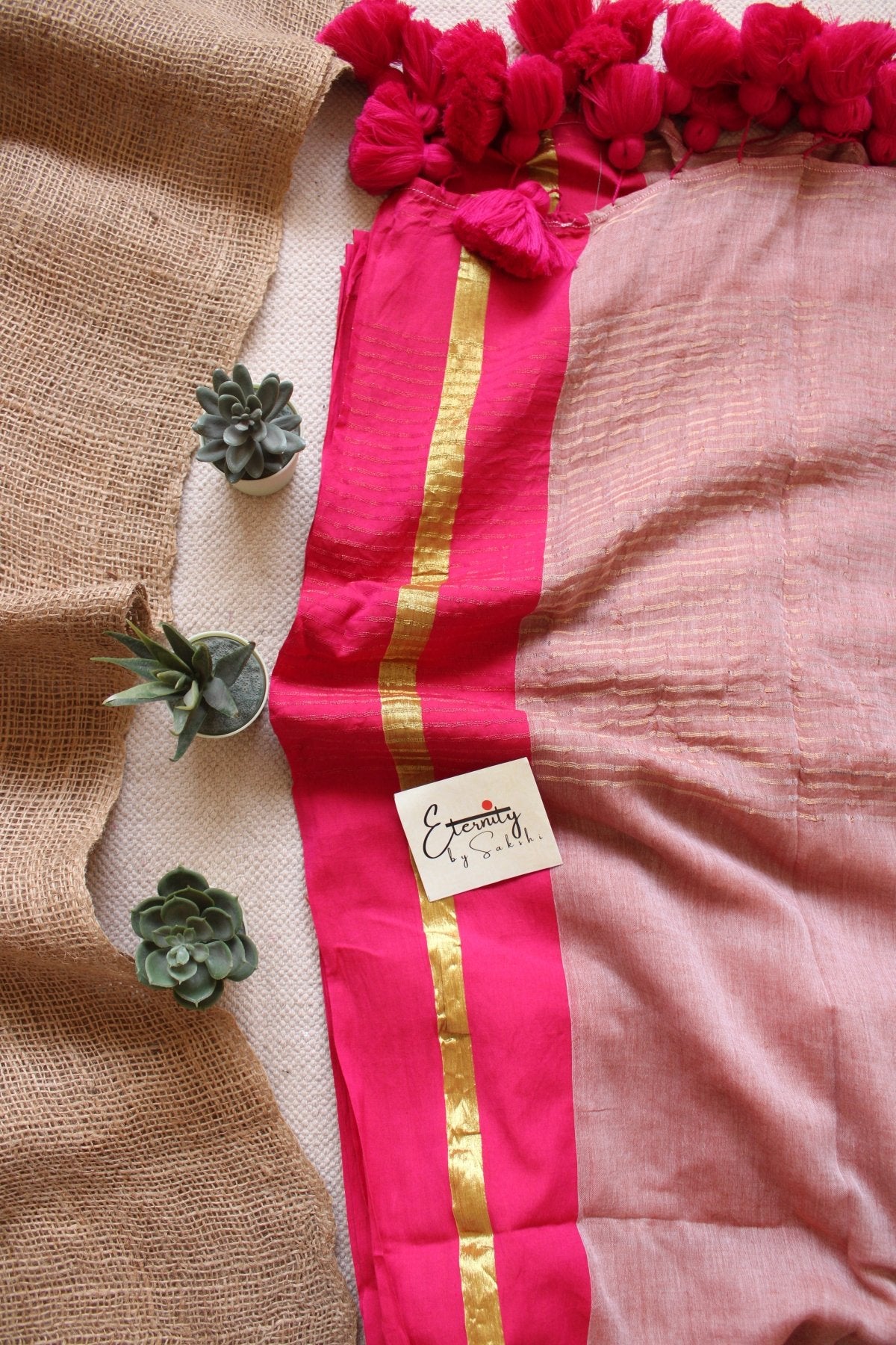Cinnamon Rang Saree - Eternity by Sakshi