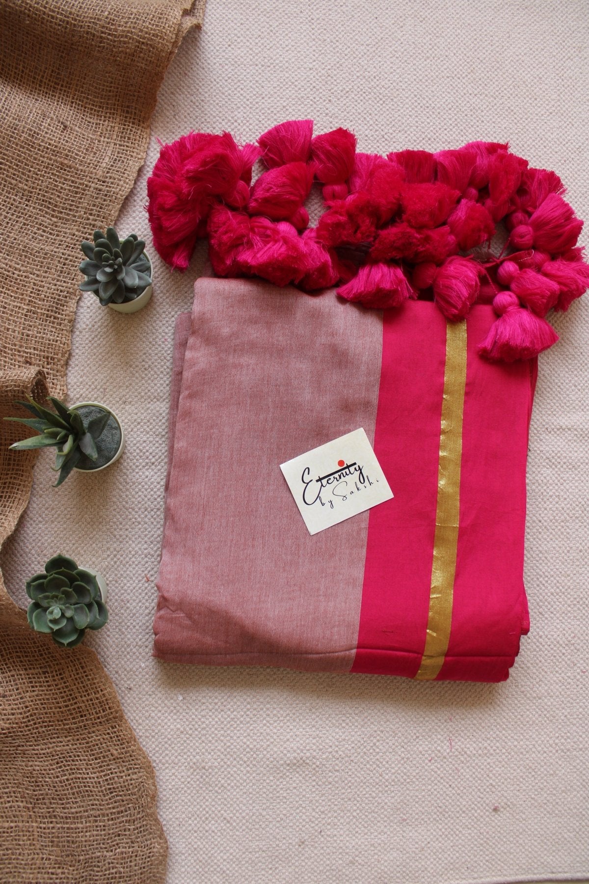Cinnamon Rang Saree - Eternity by Sakshi