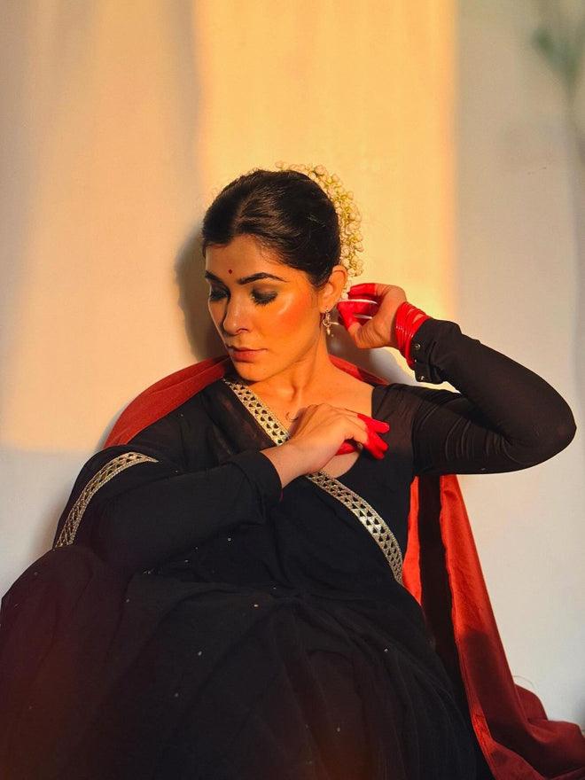 Cocktail Saree - Eternity by Sakshi