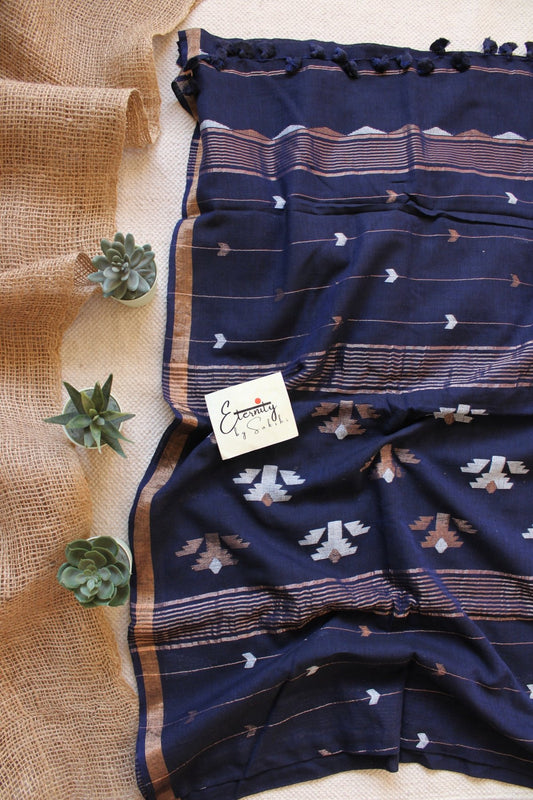 Dark Fantasy Naveli Saree - Eternity by Sakshi