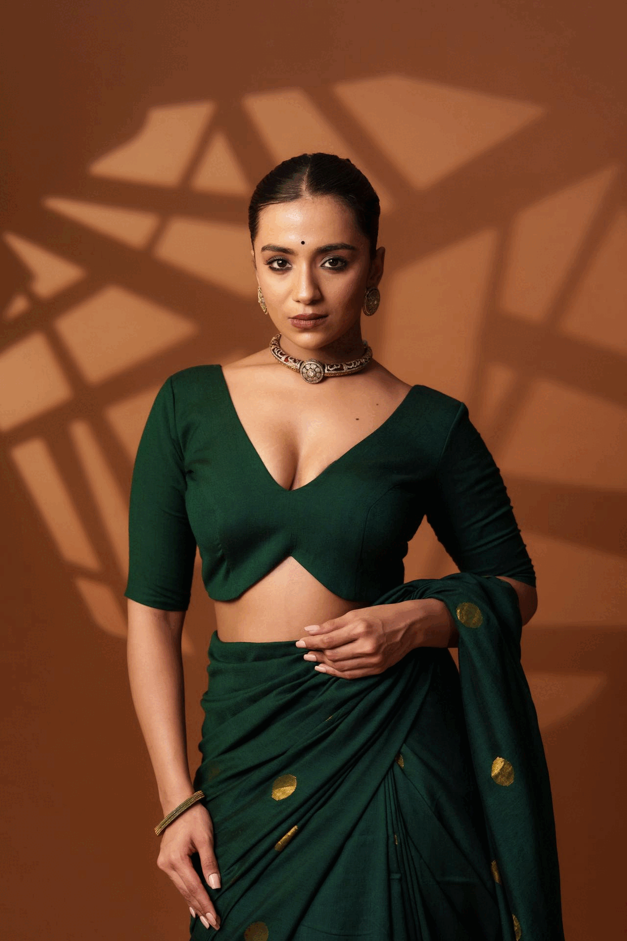 Green Shadow Blouse