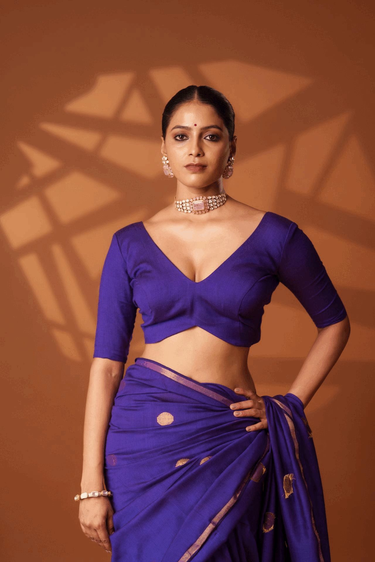 Purple Shadow Blouse