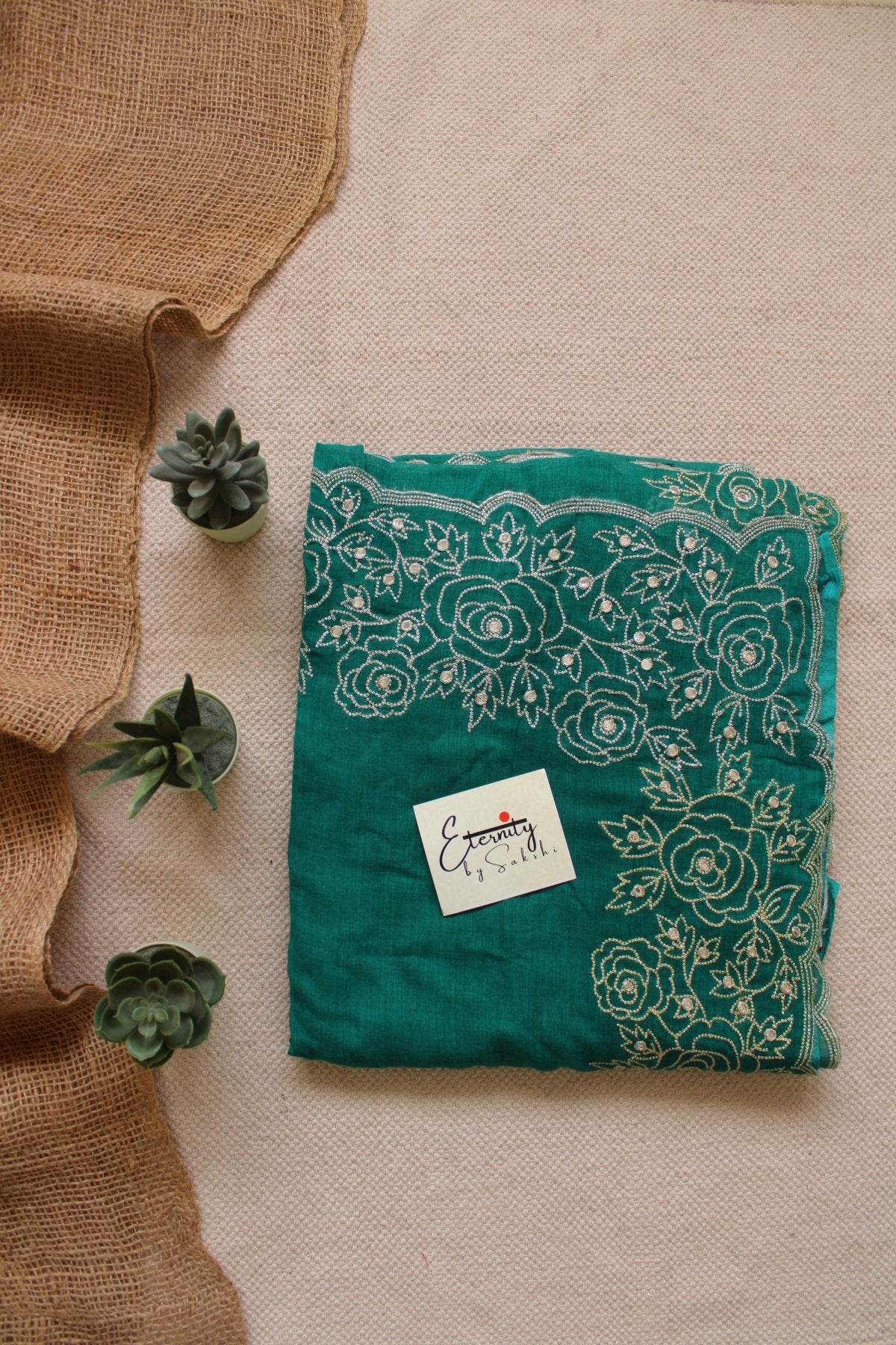 Green Dilruba Saree - Eternity by Sakshi
