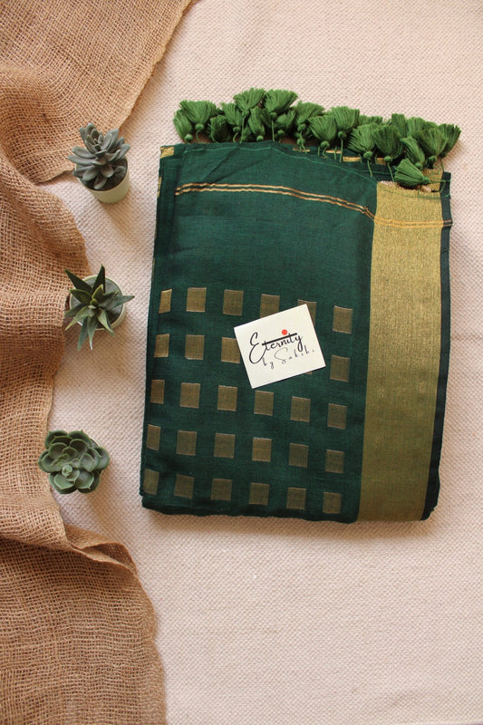 Green Meher Saree - Eternity by Sakshi