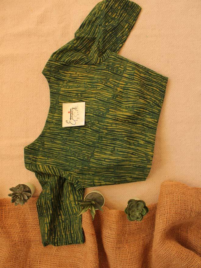 Greenish Yellow Blouse - Eternity by Sakshi
