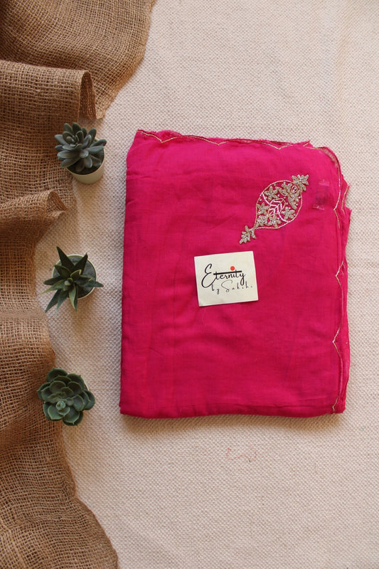 Gulaabi Handwork Noor Saree - Eternity by Sakshi