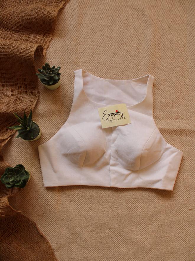 Gulmohar White Blouse - Eternity by Sakshi