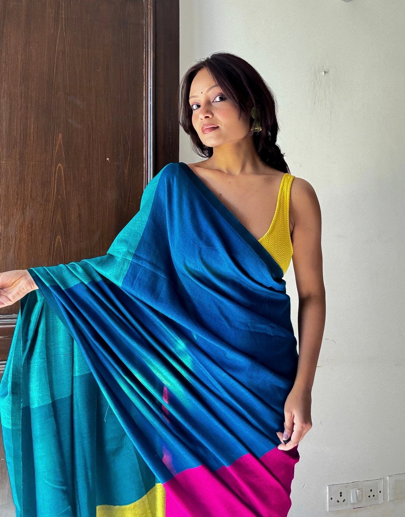 Hues of Colors Office Saree - Eternity by Sakshi