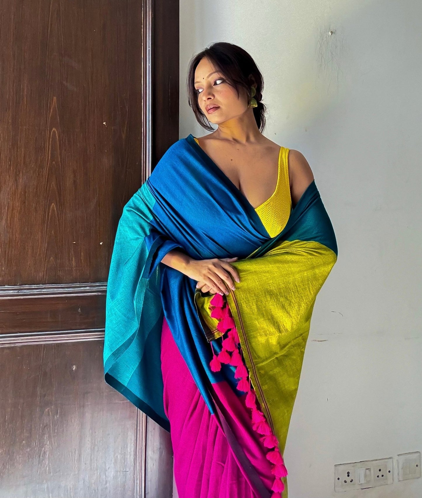 Hues of Colors Office Saree - Eternity by Sakshi