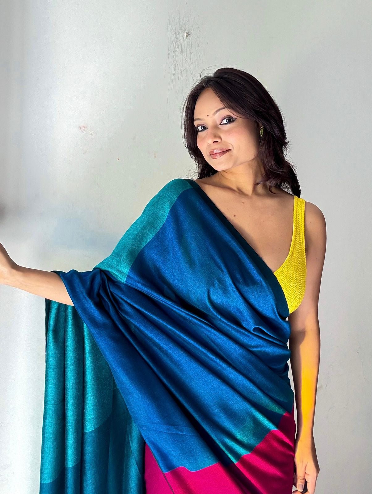 Hues of Colors Office Saree - Eternity by Sakshi