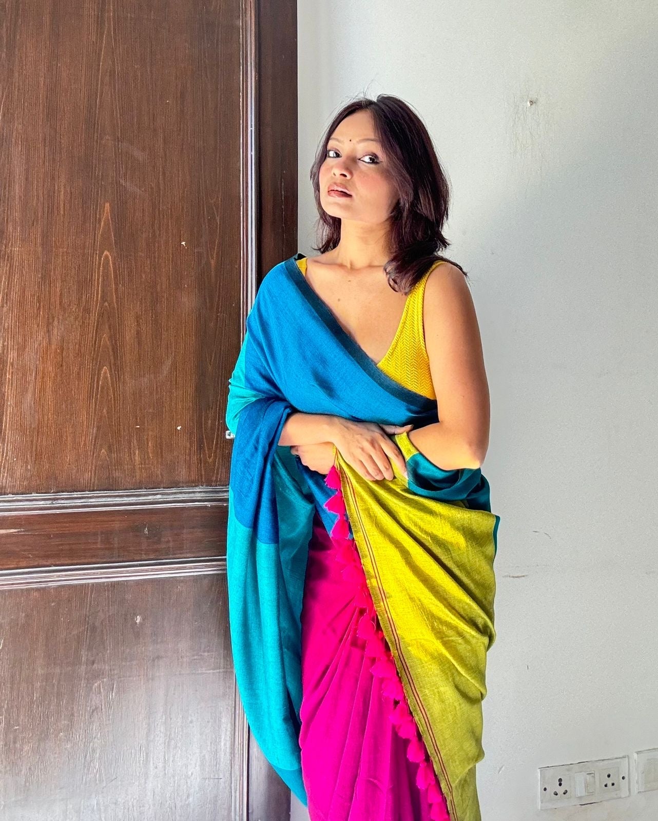 Hues of Colors Office Saree - Eternity by Sakshi