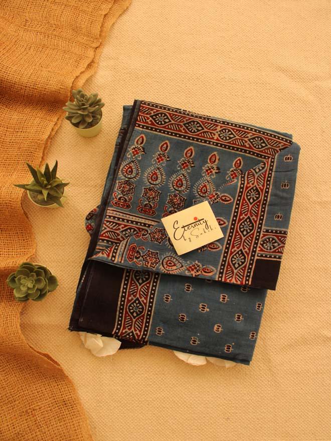 Indigo Malang Saree - Eternity by Sakshi