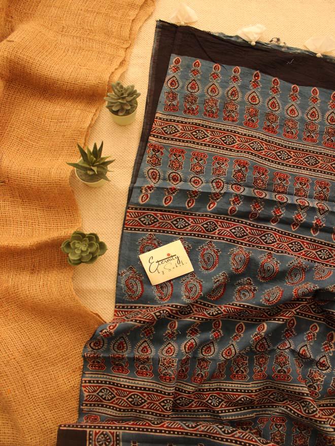 Indigo Malang Saree - Eternity by Sakshi