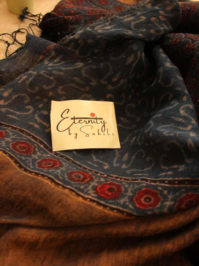 Indigo Mee Falak Saree - Eternity by Sakshi