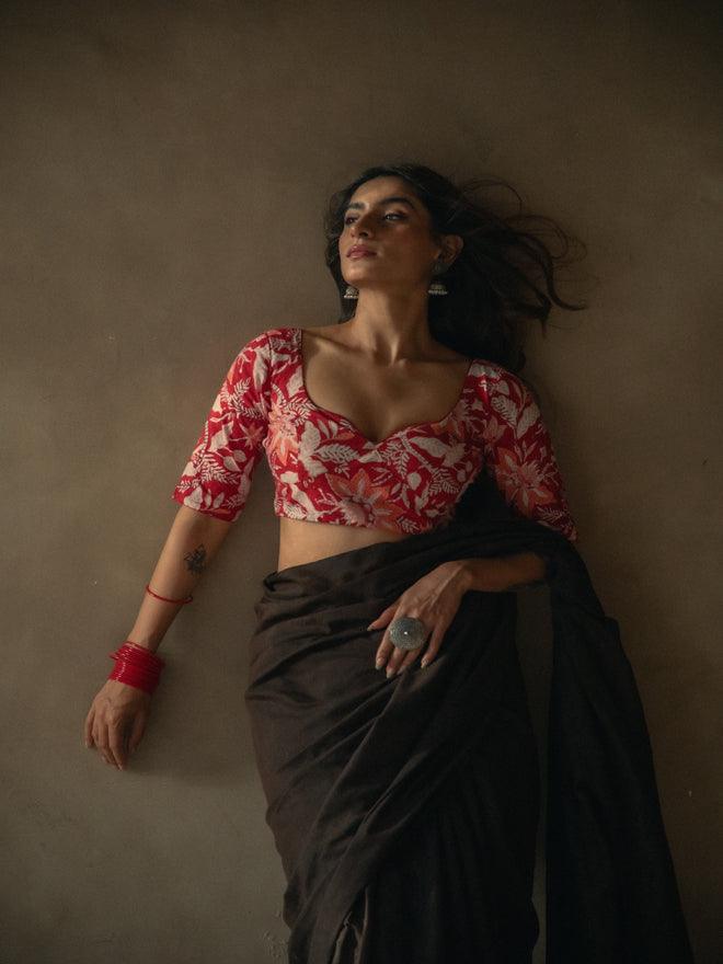 KOHL BREEZY SAREE - Eternity by Sakshi