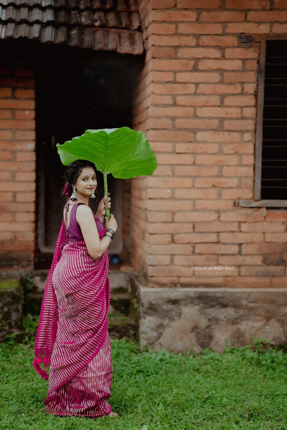 Magenta Mohini Saree - Eternity by Sakshi