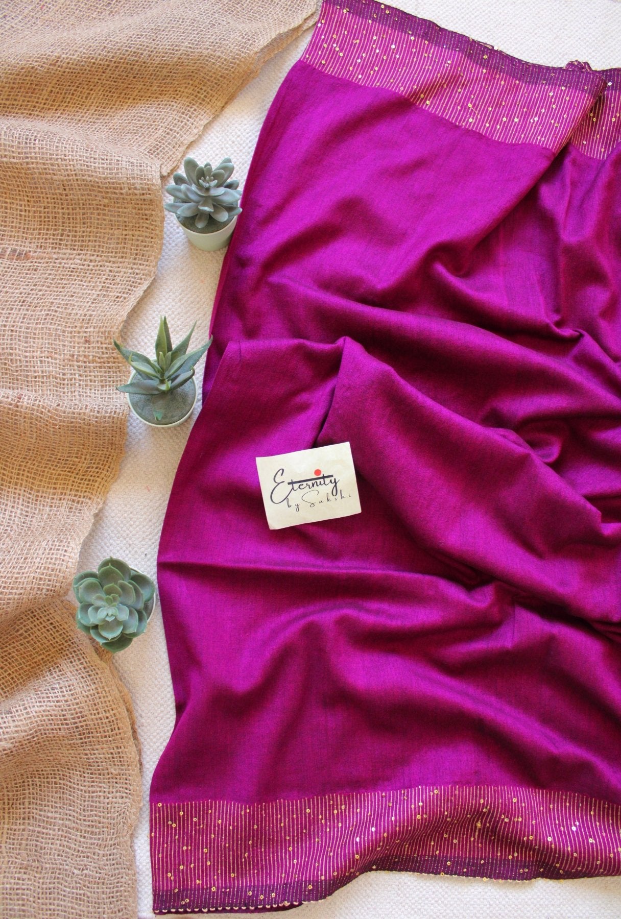 Magenta Shakti Saree - Eternity by Sakshi