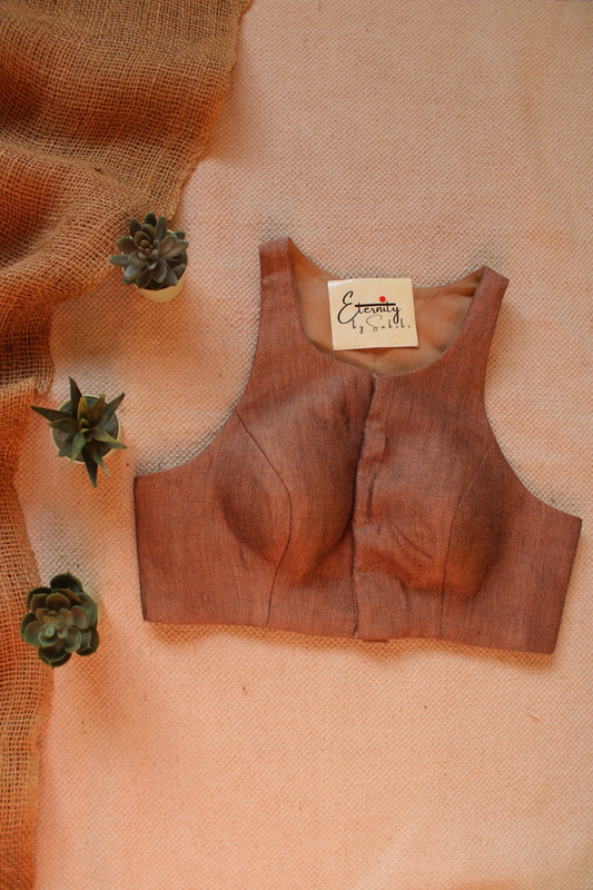 Mocha T - Cut Blouse - Eternity by Sakshi