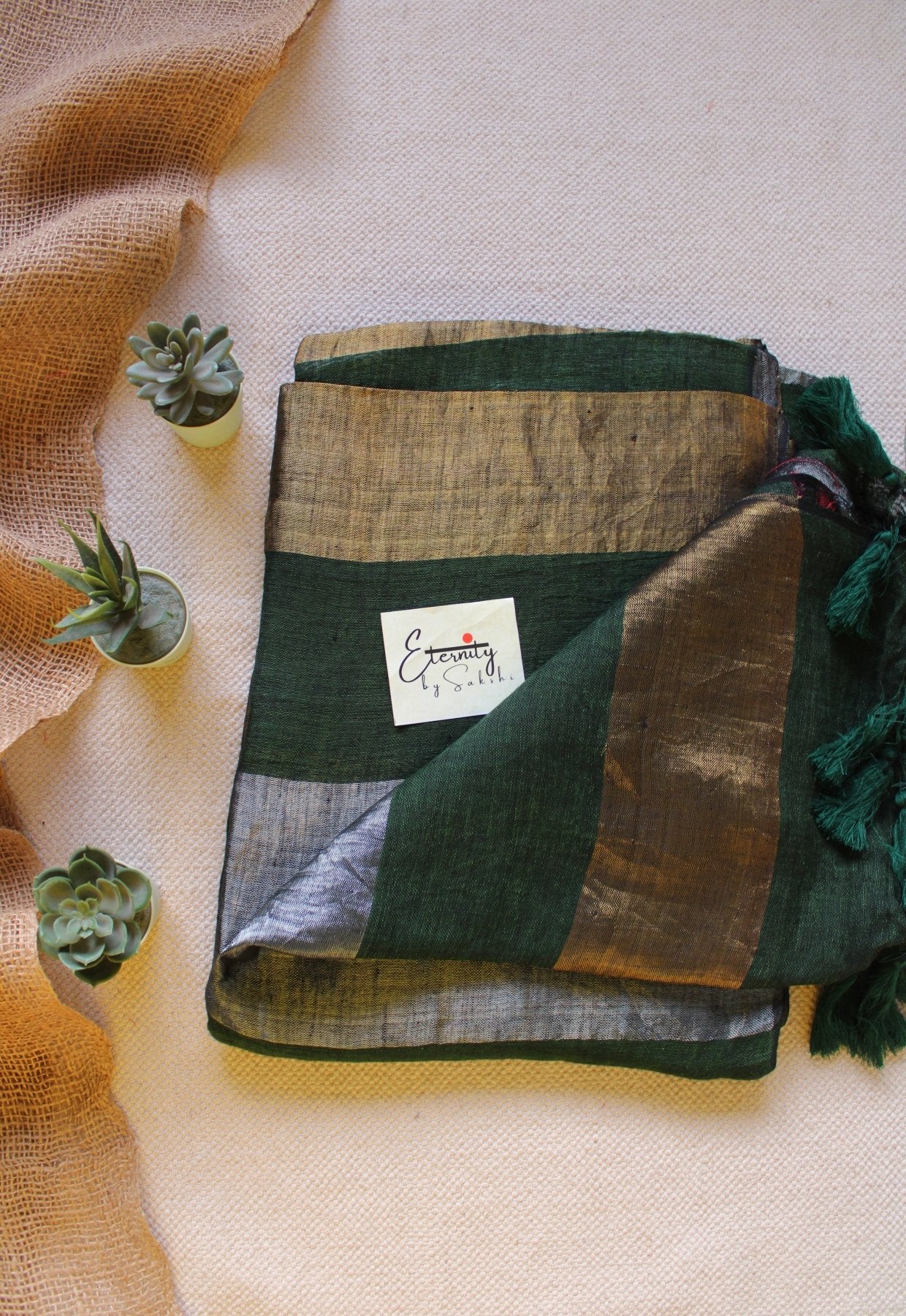 Nayana Green Saree - Eternity by Sakshi