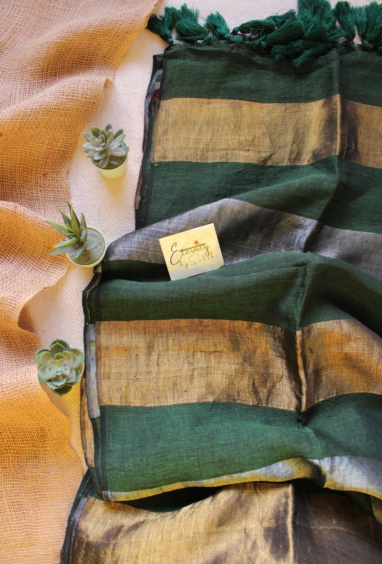 Nayana Green Saree - Eternity by Sakshi
