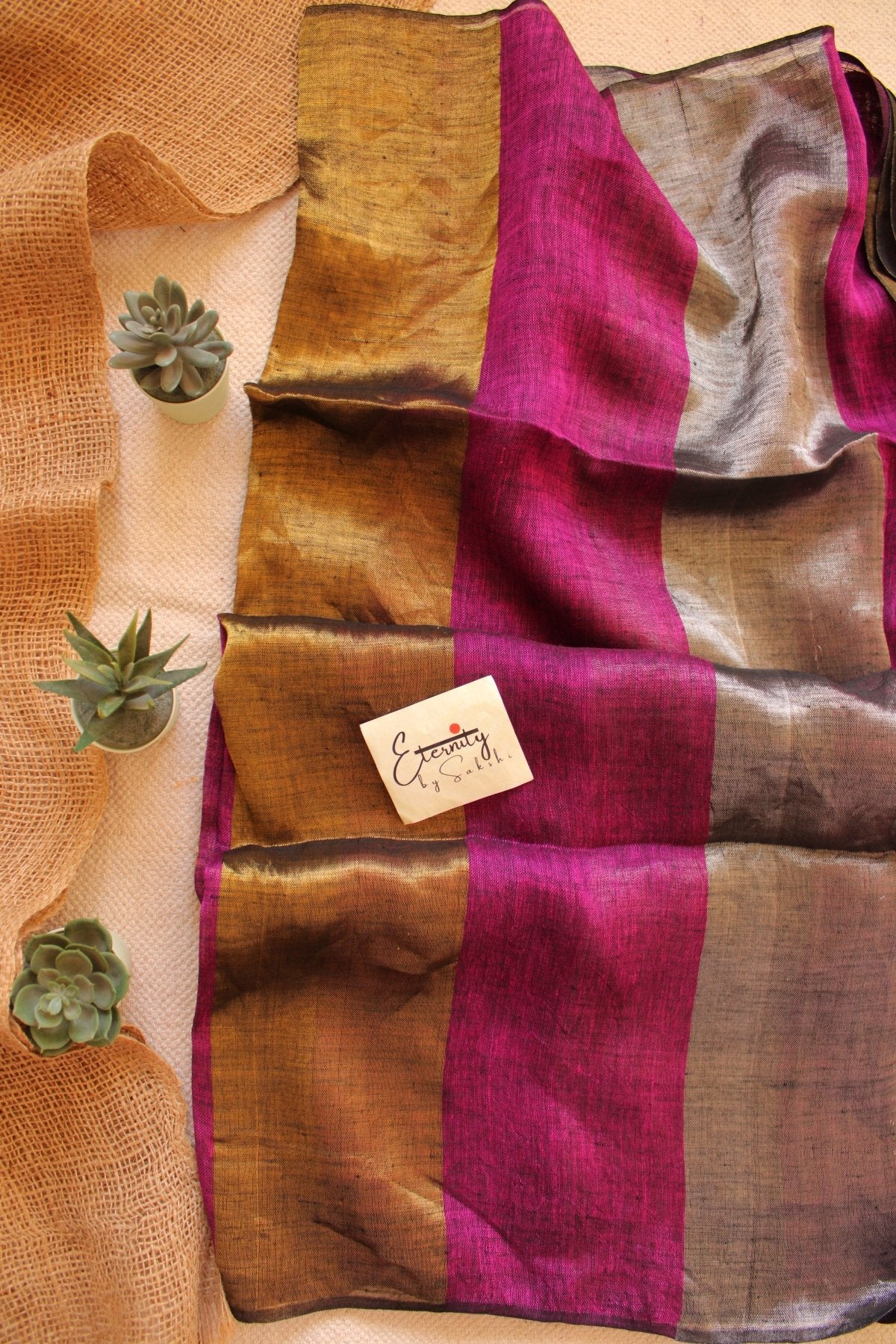 Nayana Magenta Saree - Eternity by Sakshi