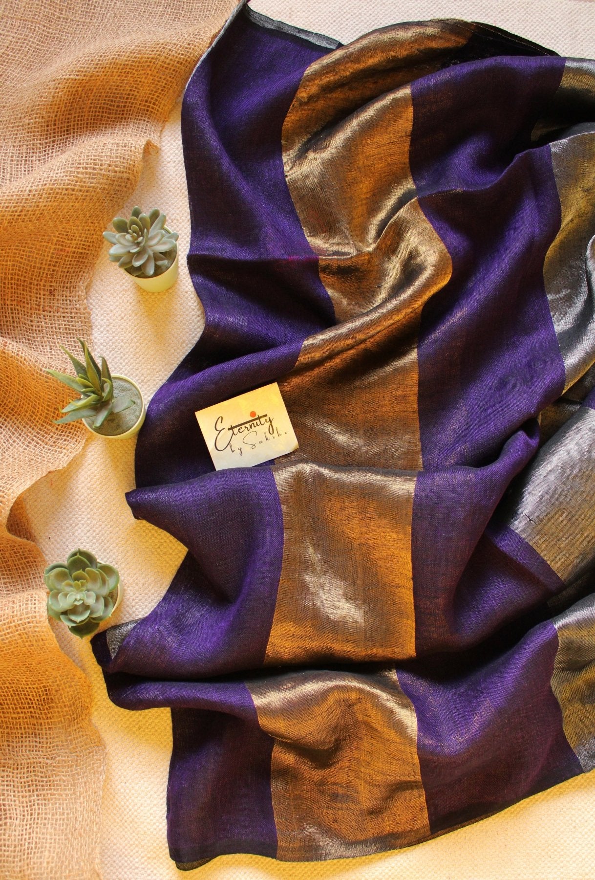 Nayana Purple Saree - Eternity by Sakshi
