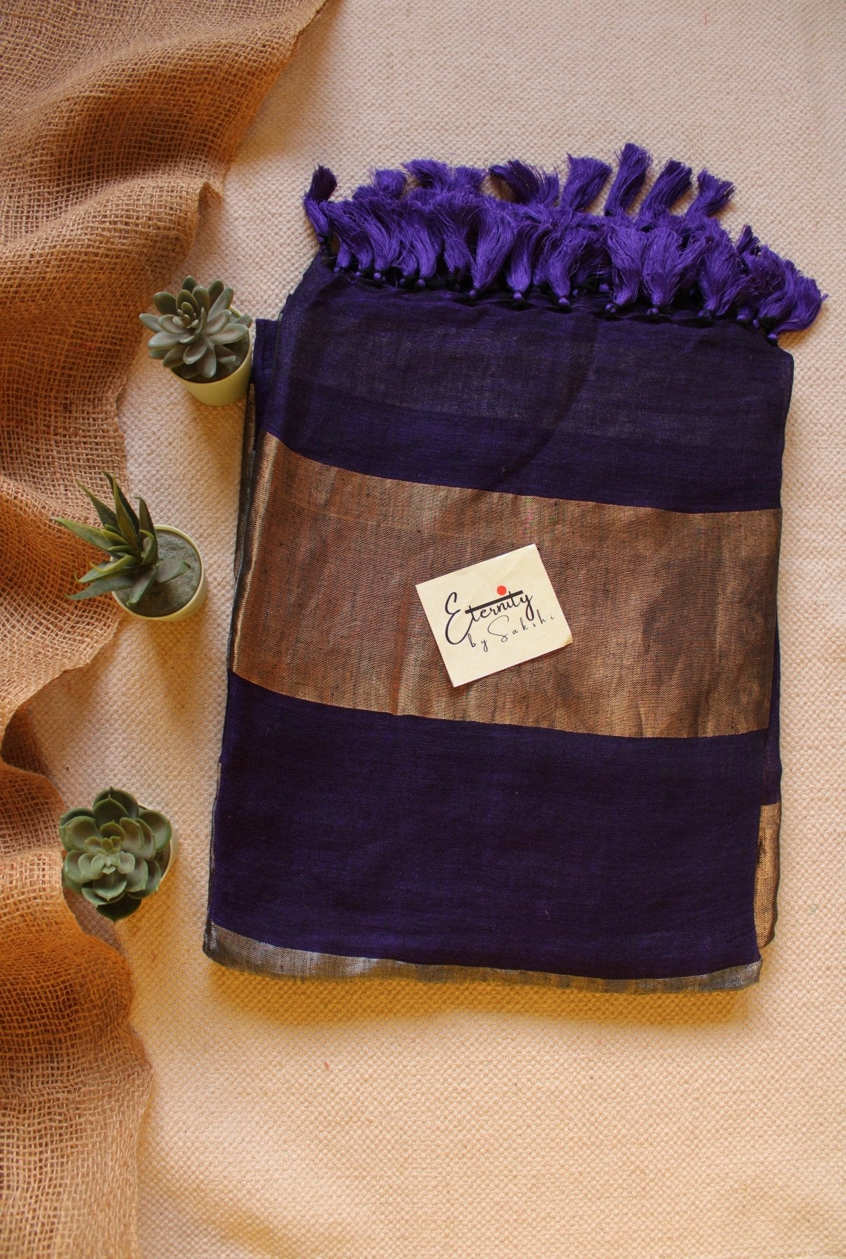 Nayana Purple Saree - Eternity by Sakshi